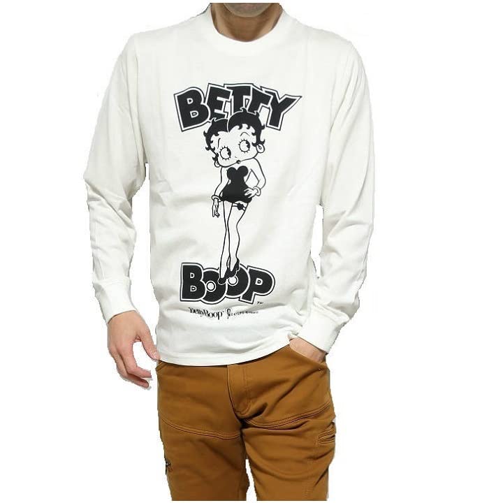 Amazon | [Betty Boop] ベティーブープ ベティちゃん tシャツ 服 長袖t