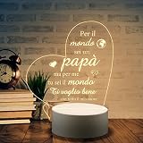 KAAYEE Regalo Papa Compleanno, Regalo Papà Luci Notturne