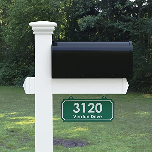 Double Sided Personalized Address Sign For Home Or Business - Custom Address Included (Green) #TOP4