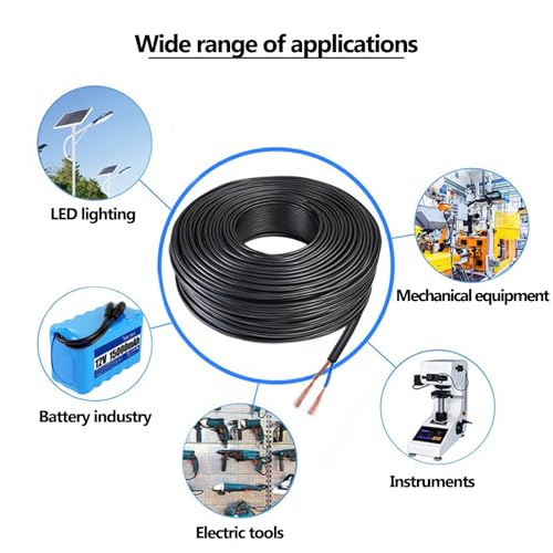 Cable de PVC de 2 hilos y 0.5mm² para interconexión de equipos electrónicos y audio 7
