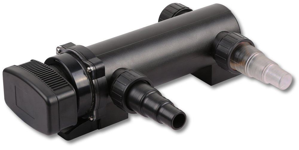 SunSun CBF-350 Teichfilter bis 12000 L Durchlauffilter CUV-318 UVC Klärer 18W 5m Schlauch 25 mm