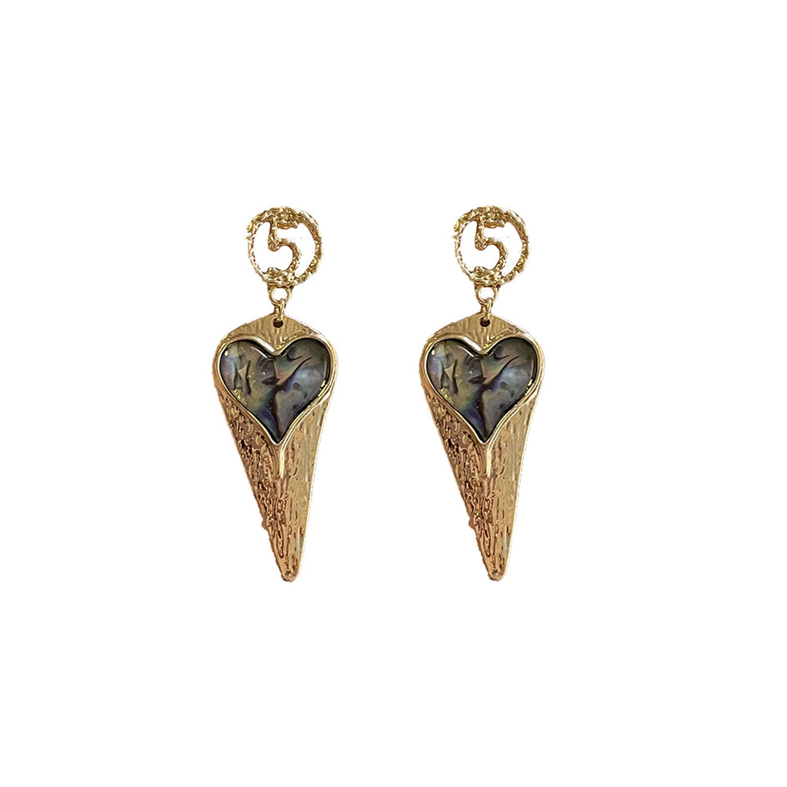 Boucles d'oreilles ethniques en argent coloré rétro : le cadeau idéal pour femme