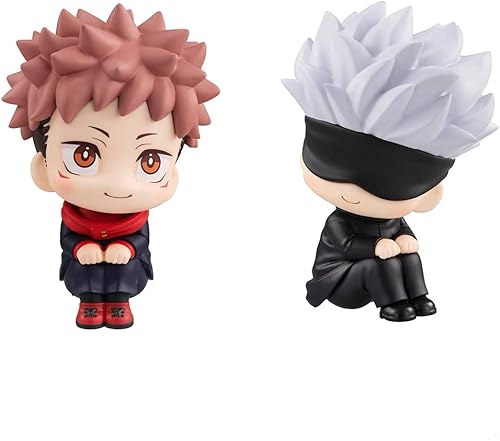 Miniatura 2 de Juego de 4 figuras de JujuTsu y aisen - Juguetes de JujuTsu - Satru YujÏGoj Itdri Megum Fushigur Nbara y ugisaki (4 pulgadas)