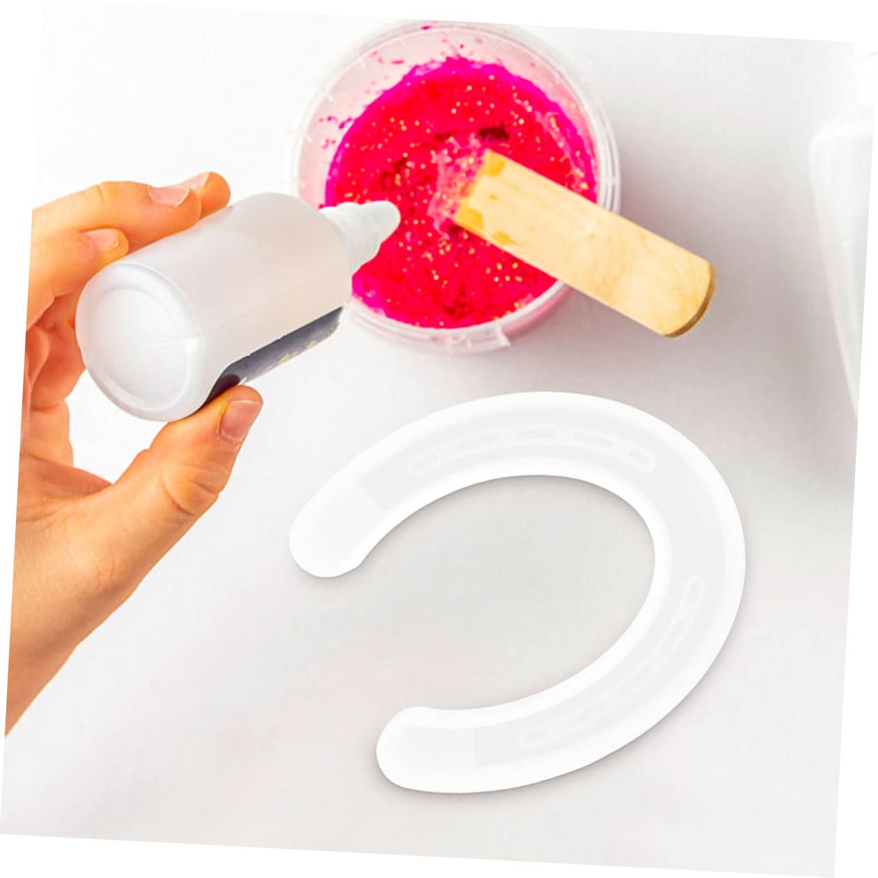 STOBOK 5pièces Moule Silicone Forme Cheval Pour Pour Fabrication De Bougies Parfumées Et Autres Artisanats Flexible Et Réutilisable