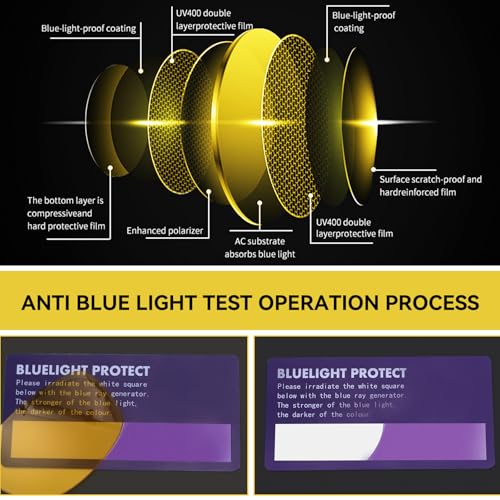 Night Vision Driving Glasses Fit Over Glasses for Men Women Anti Glare Polarized HD Night Time Glasses for Driving Yellow Len3