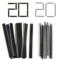 40 Stücke 2.54mm 40Pin Header Männlich und Weiblich Stiftleiste PCB Löten Buchsenleiste Lötpins Lochrasterplatine platinen steckverbinder Prototyp Shield