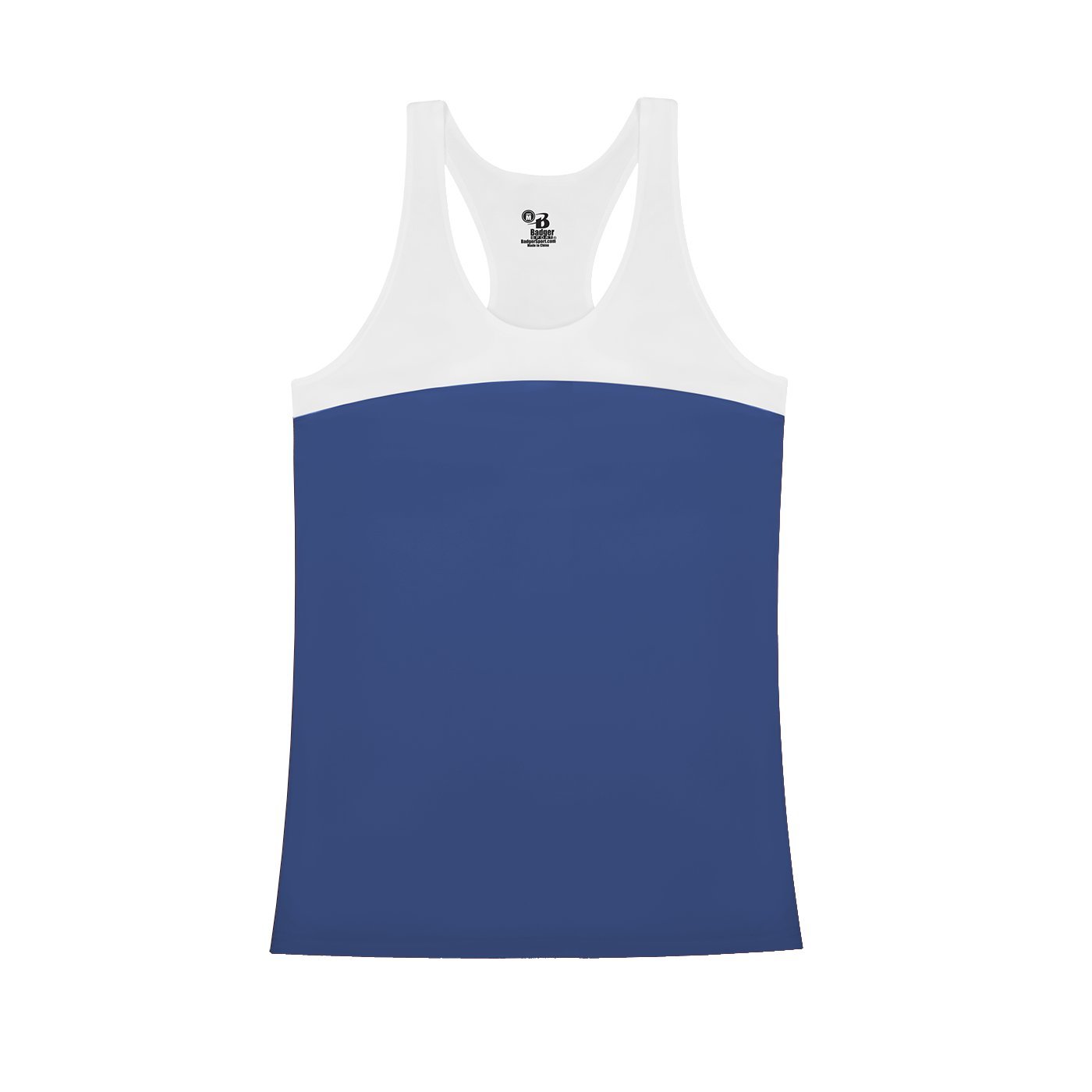 Women's Racerback Two-Color Moisture Wicking Performance Athletic Tank Top