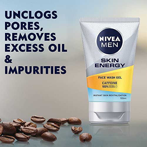 Nivea Men Q10 Revitalising Face Wash 100 ml, 3