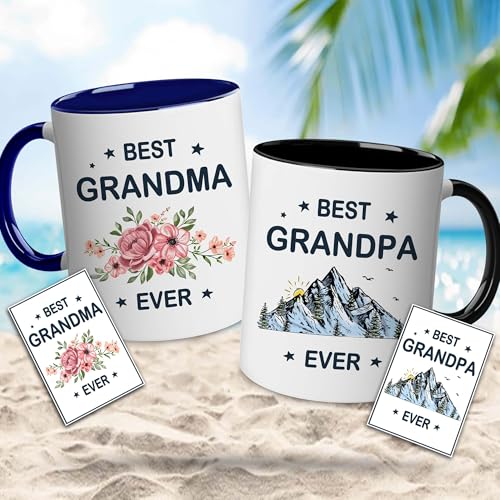 Grandma-Grandpa-Gifts-Best-Grandma-Grandpa-Ever-Mug-Grandparents-Coffee-Cup-Promoted-To-Grandparents-Grandmother-Grandfather-Pregnancy-Announcement-Gift Grandma Grandpa Gifts Best Grandma Grandpa Ever Mug Grandparents Coffee Cup Promoted To Grandparents Grandmother Grandfather Pregnancy Announcement Gift
