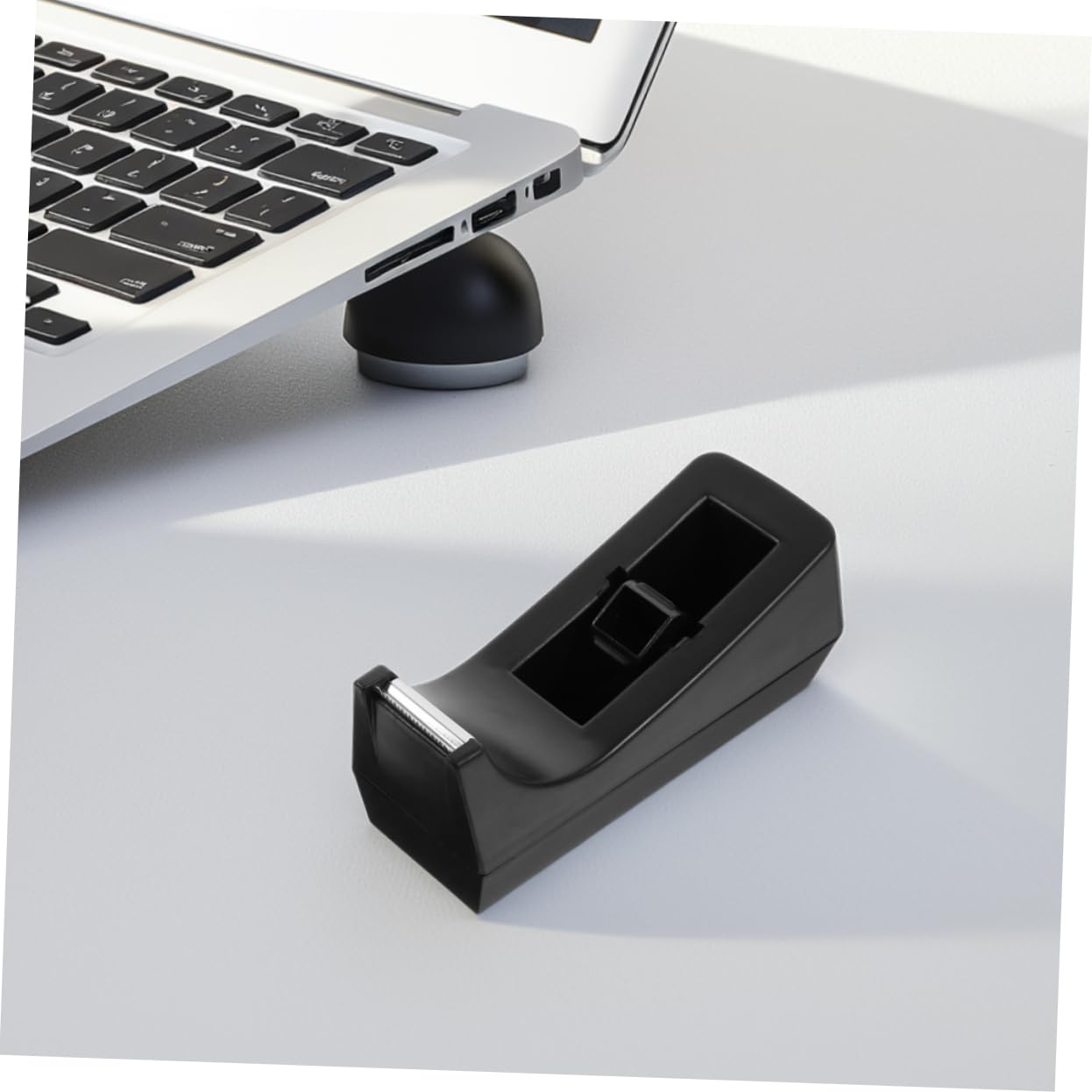 NUOBESTY Robusto Dispenser Per Nastro Adesivo Supporto Estetico Da Scrivania Per Un Rapido Accesso Al Nastro in Ufficio E A Casa