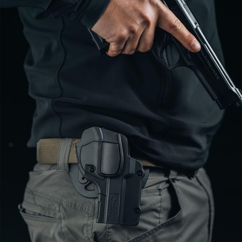 Beretta 92fs 98fs kabury na broń, praworęczne, czarne, taktyczna kabura zewnętrzna