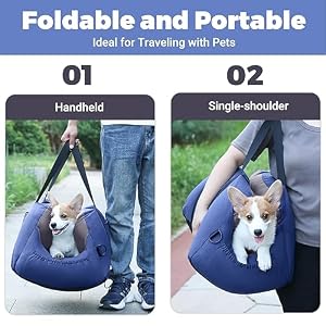 Dog Car Seat - Waterproof Dog Seat for Car, Lookout Dog Booster Seat with Storage Pockets, Safety Pet Leash and Cozy Cotton Fillers, Sturdy Small Dog Bed for Carrier UP to 25 Lbs Dog Car Seat – Waterproof Dog Seat for Car, Lookout Dog Booster Seat with Storage Pockets, Safety Pet Leash and Cozy Cotton Fillers, Sturdy Small Dog Bed for Carrier UP to 25 Lbs