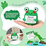 Thank You Teacher Appreciation Gifts Women Coworker Employee Retirement Leaving Going Away Farewell Gift Boss Nurse Mentor, Mother's Day for Moms Grandma Wife Sister, Mini Positive Crochet Frog - Image 2