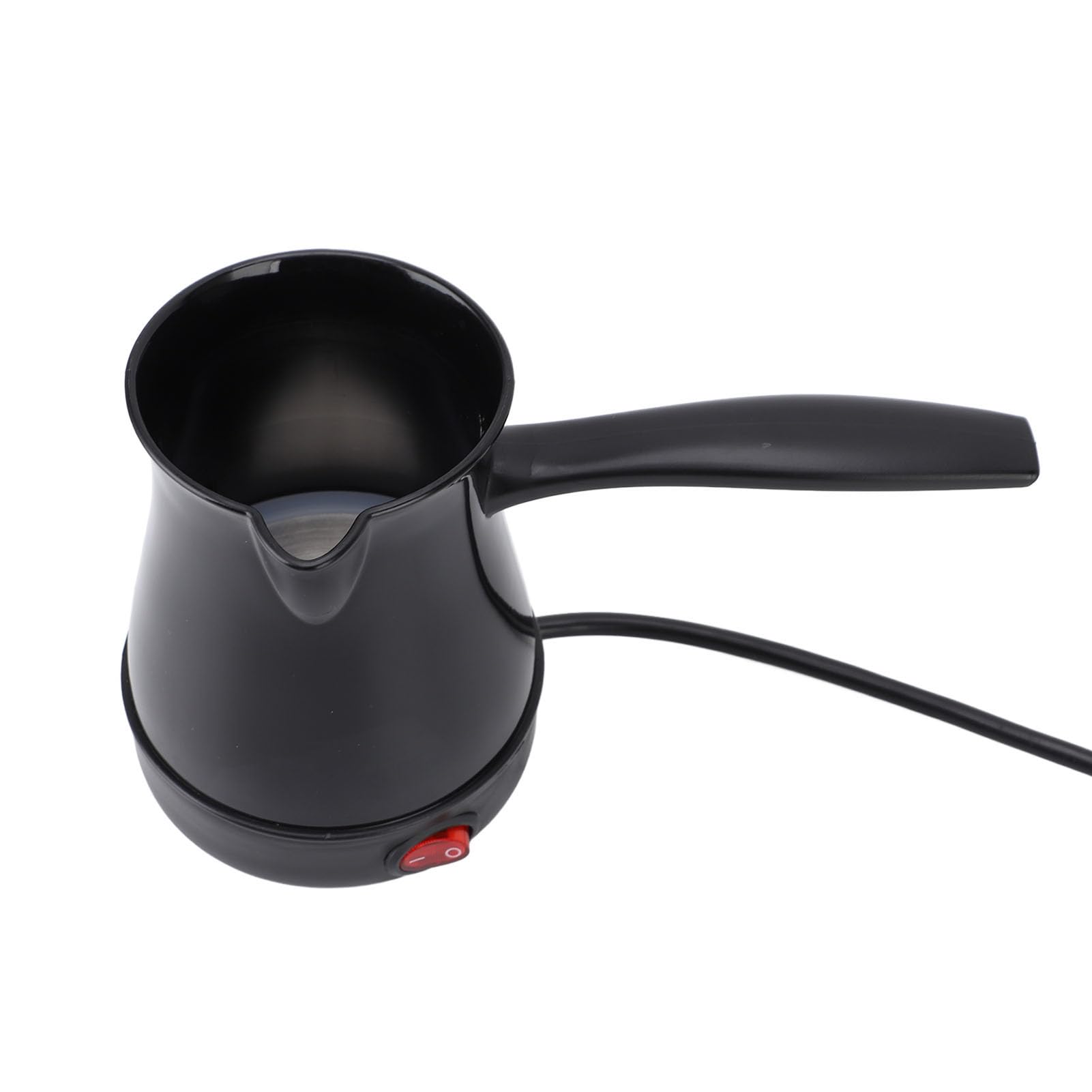SIXRUN Caffettiera Elettrica Turca in Acciaio Inossidabile, 300ML, Bollitore Elettrico per Caffè Turco, Riscaldamento Rapido, 600W, Multifunzionale per Tè e Vino