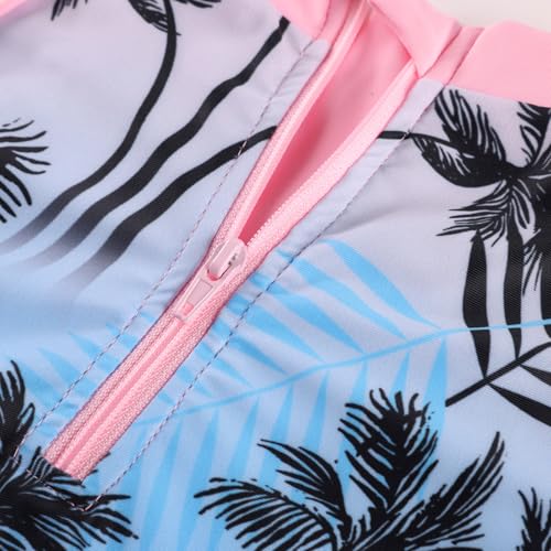 Image of GRACE KARIN Girls Long Sleeve Swimsuit Mermaid Bathing Suit Rash Guard Swimwear 4 Piece Size 5-12