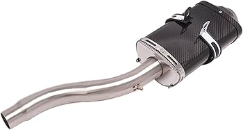 Amazon | に適合するオートバイ用 排気マフラー ミドルリンクパイプ