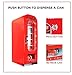 Coca Cola Mini Fridge - 10 Can Refrigerator for Bedroom Skincare Office, Portable Table Top Beverage Cooler, 12V 110V Refrigerador For Drinks, Soda, Wines, Use In Car, Dorm, Outdoor
