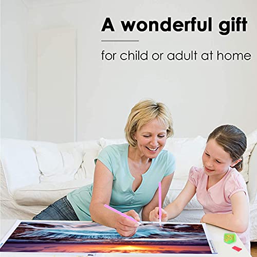 YALKIN Diamond Painting Kits for Adults DIY 5D Diamond Art Large Waterfall (35.5x15.7inch) by Number with Gem Art Drill Diamond Painting Kits for Kids for Home Wall Décor - Image 2