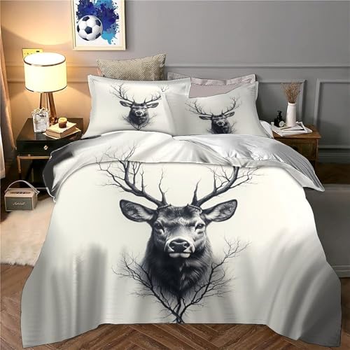 Parure de lit fléchettes 260x220 cm avec housse de couette microfibre 3D - 6