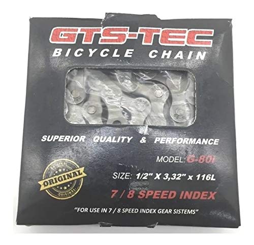 Corrente Para Bicicleta Gts-tec 7-8v 116 Elos