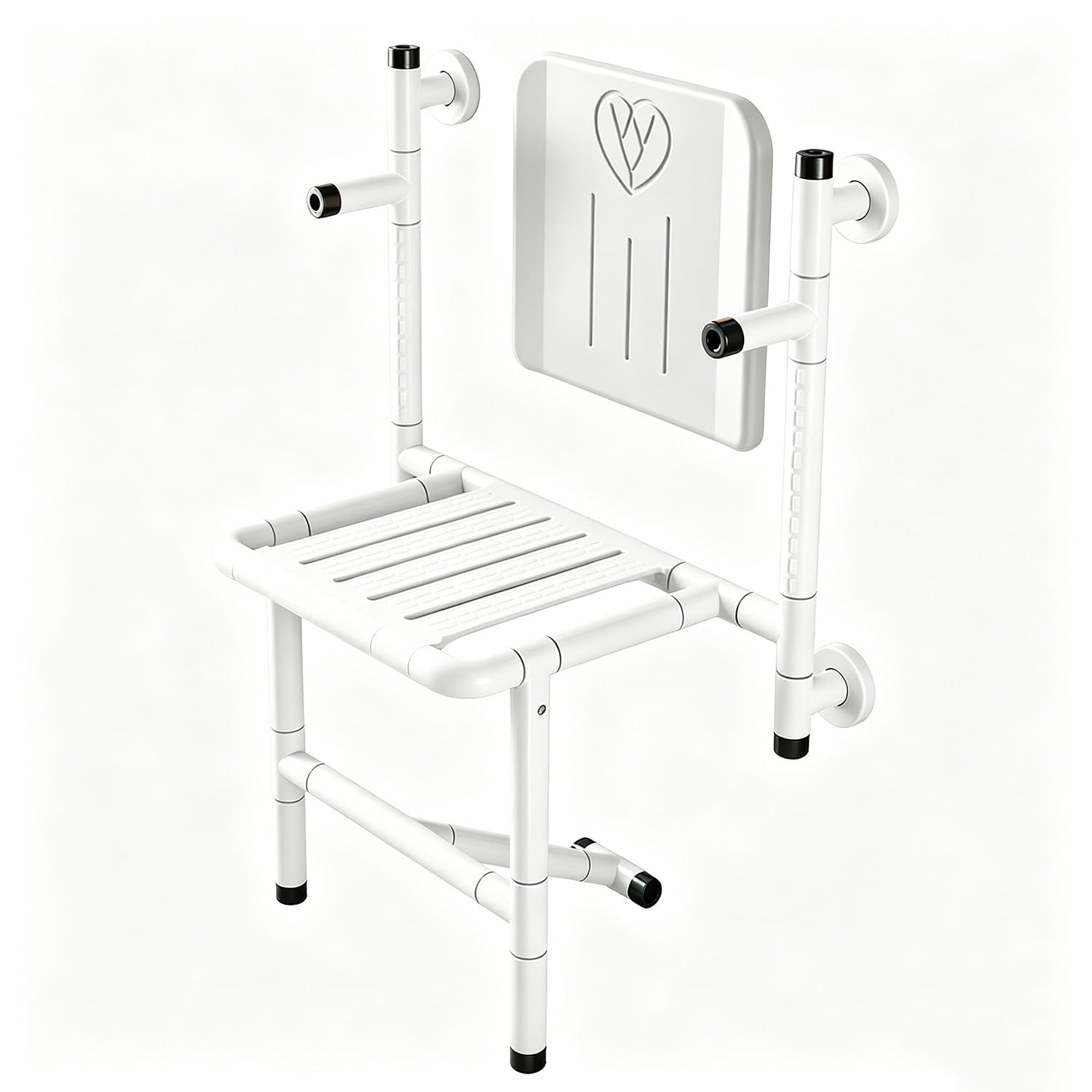 XQKXHZ Foldable Shower Seat Wall Mounted Shower Chair for Seniors