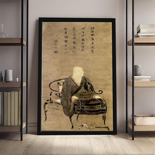 Impression zen sur toile pour bureau cadre inclus - 4