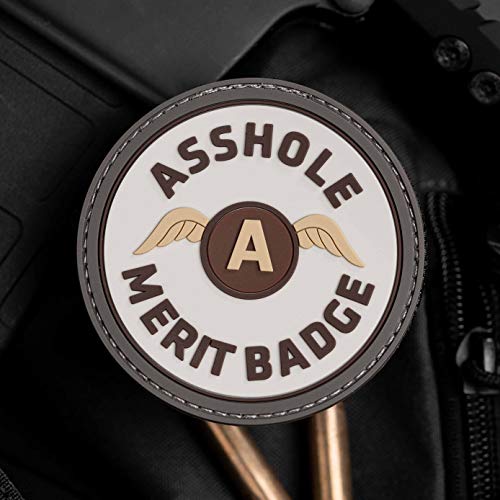 Merit Badge PVC Morale Patch – Hook Backed with Loop Attachment Piece That Can Be Sewn On by NEO Tactical