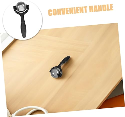 Miniatura 3 de 2 unidades de rodillo de masaje de mano de acero inoxidable con mango ergonómico para piernas, espalda, antebrazos, bolas de masaje muscular