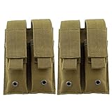 MOLLY STYLE SNAPS: Die Molle auf der Rückseite ermöglicht die Befestigung an einer taktischen Weste, einem Gürtel, einem Rucksack oder einer anderen MOLLE-kompatiblen Ausrüstung. Einfaches Anbringen und Entfernen.
