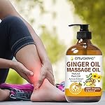 Ginger Oil,Ginger Massage Oil for Lymphatic Drainage,Natural Body Oil for Skin,Arnica Oil,Sore Muslce Massage Oil,Spa Ginger Oil-Warming and Relaxing for Christmas Stocking Stuffers for Men Women - Image 4