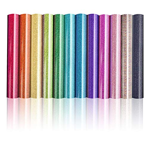 Plotterfolie Jodimitty 12er Set Vinylfolie 25x30cm für Textilien