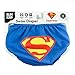 Bumkins DC Comics Reusable Swim Diaper, Superman Icon, Medium