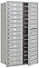 Salsbury Industries, 3715D-28AFP, Horiz Mailbox, Prvt, 28Dr, Alum, FL, 55in