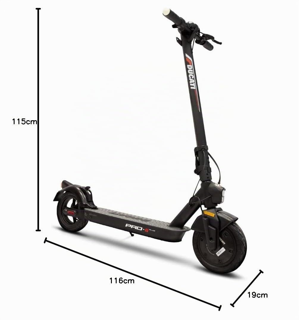 E-scooter Ducati Pro-II Plus, Motor Plegable, 350 W, con Flechas Direccionales