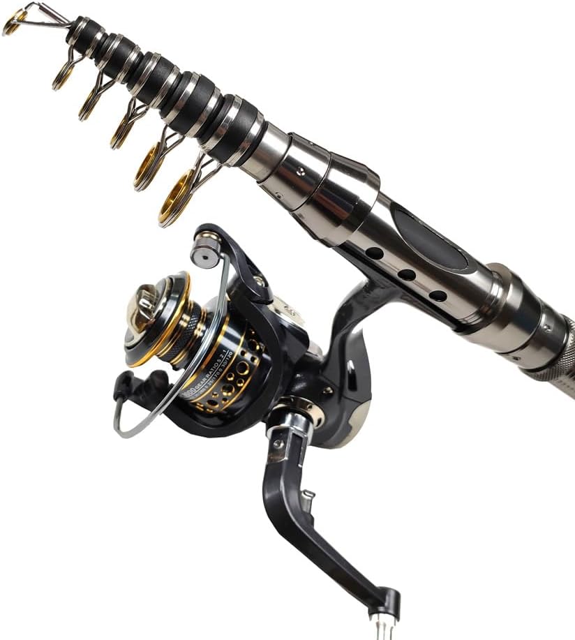 釣り竿一式、海釣り遠投ロッド、釣り道具セット、淡水初心者スピニングロッド釣り竿1.8〜3.0m、カーボン伸縮釣り竿、遠投ルアー、ハイ