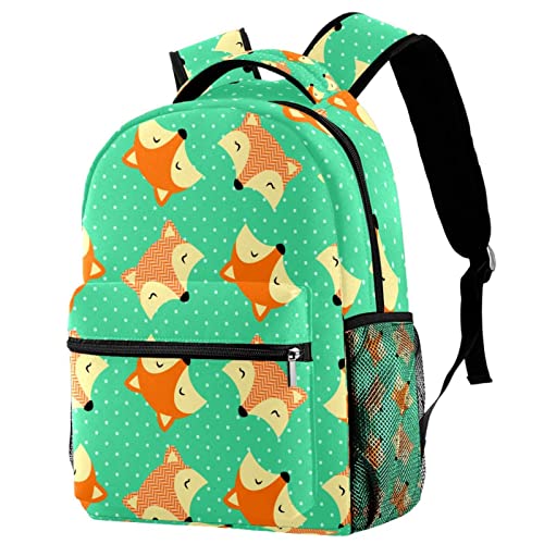 Sac à dos de voyage fille garçon renard et compartiment gourde