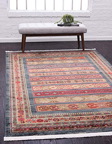 Unique Loom Fars Collection Pasadena Rug 8'x10' Blue