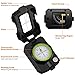 Proster IP54 Hiking Compass with Sighting Clinometer Professional Military Compass Aluminum Alloy Camping Compass Waterproof with Carry Bag for Camping Hunting Hiking Geology Activities