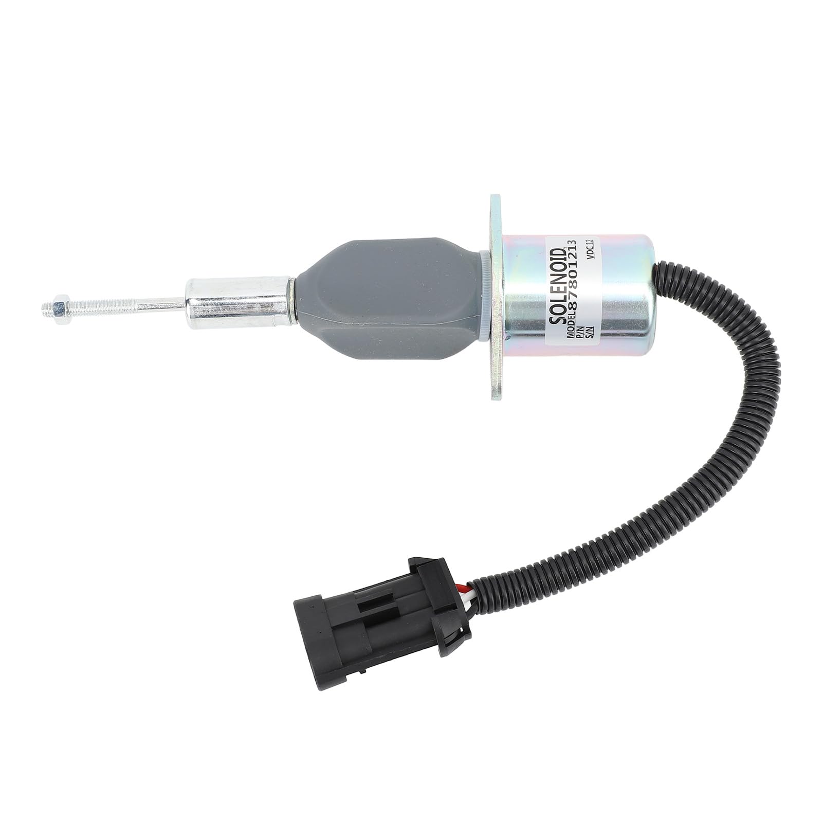 Válvula Solenoide de Cierre de Combustible de 12 V 87801213 para Motor - Solenoide de Corte de Combustible de Alta Sensibilidad para Generadores y Maquinaria