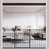 DEARBB Triple Lock Baby Gate for Stairs Doorways and House 31" to 86" Extra Wide Pressure Mounted Ea