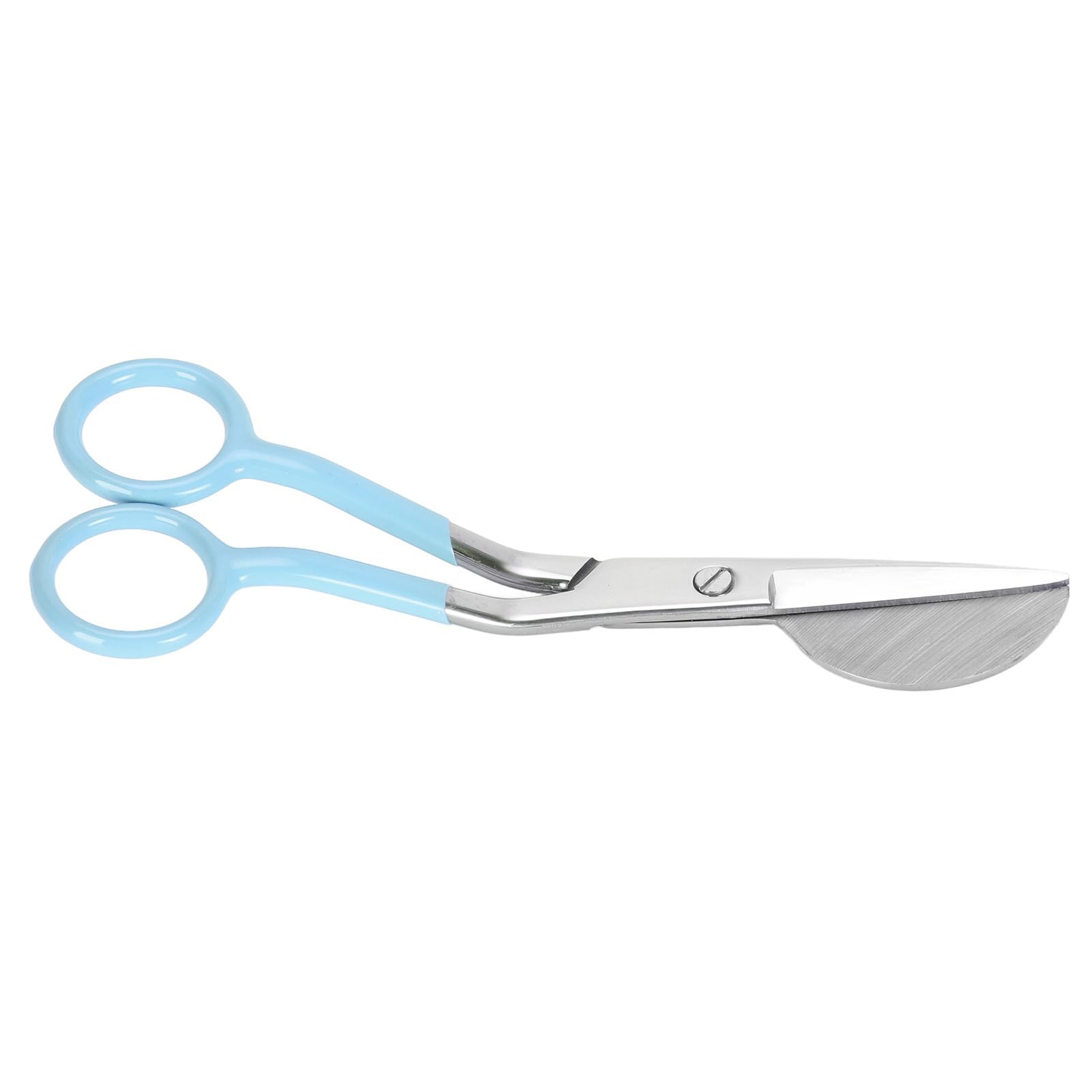 Cocoarm Duckbill Applique Scissors, 6-Inch Ergonomic Handle (Lake Blue)