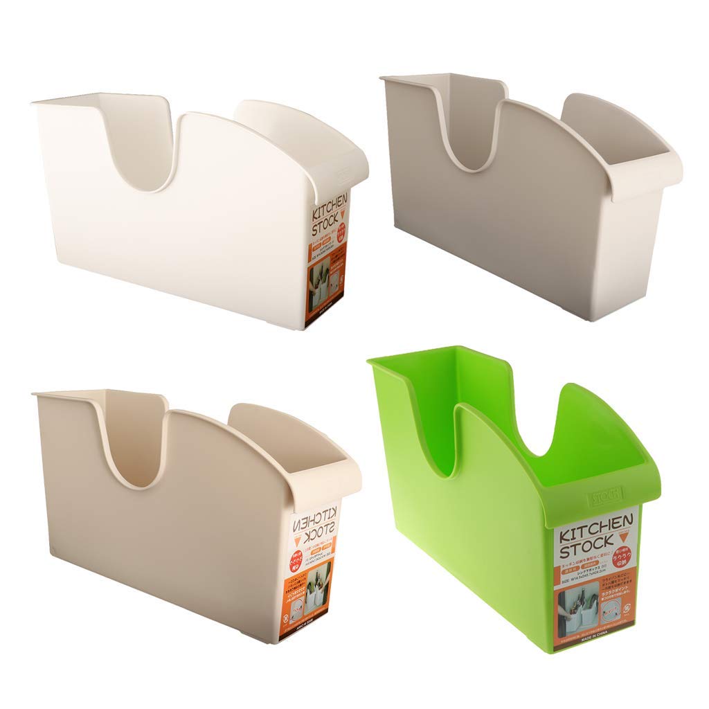 Set di 6 cestini portaoggetti da scrivania, per Cucina, Bagno e armadi