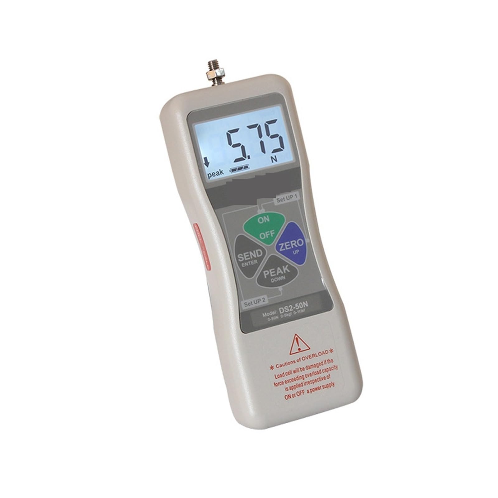 Dynamometr, Precyzyjny cyfrowy miernik siły nacisku DS2-500N 1000N Push 20N 2KGS Tester siły uciągu Mały czujnik dynamometru,Cyfrowy miernik siły(DS2-5N)