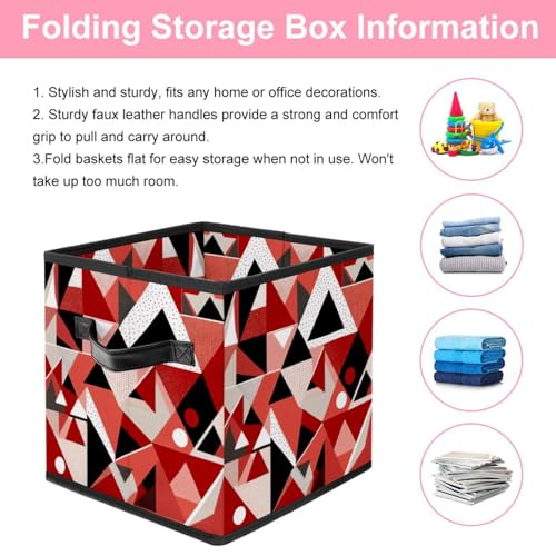 Solution d'organisation durable : cube de rangement haut de gamme aux poignées en cuir - 4
