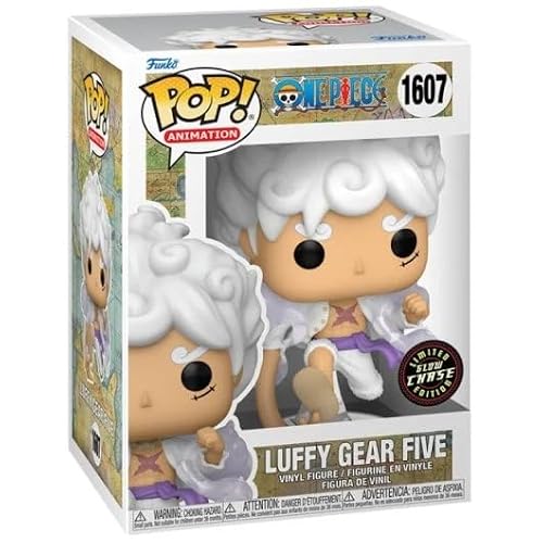 Funko Pop! Animation | One Piece Luffy Gear Five Chase | Edición Chase Exclusiva y Limitada | Figura de Vinilo Coleccionable Anime | FS