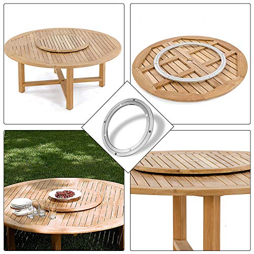 Plateau tournant en aluminium robuste base rotative de table stable - 7