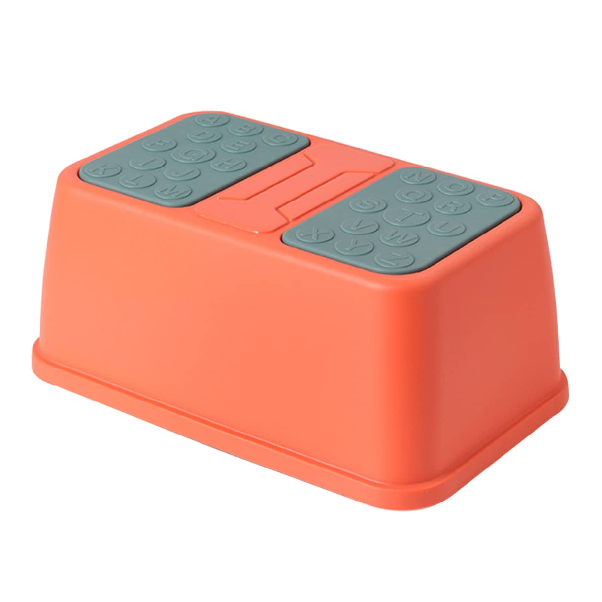Sgabello in Plastica per Bambini Superficie Antiscivolo Stabile, Gradino Singolo per Casa e Asilo, Colore Rosso Resistente e Sicuro