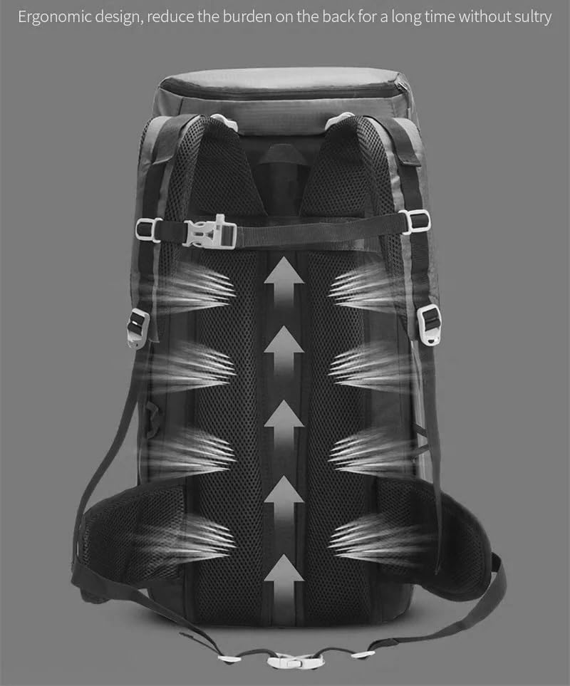 Sac à dos escalade 50L haute résistance pour trekking durable
