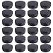 Foraineam 24 Pack 4 oz Screw Lid Round Tins Aluminum Empty Tins Metal Storage Tin Jars Spice Containers Travel Tin Cans