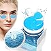 Patch Occhi, Maschera per gli Occhi, Sale Marino Alghe Occhi Pads, Maschera d'occhio del Collagene, Maschere Eye Gel Patches, Eye Mask per Occhiaie, Anti-Rughe, Anti-Età ed Idratante, 60 Patches